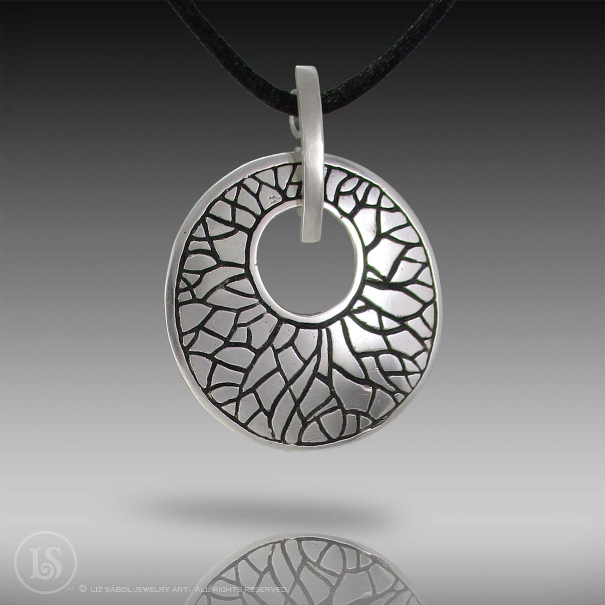 Forest Twilight Pendant, 960 Sterling Silver