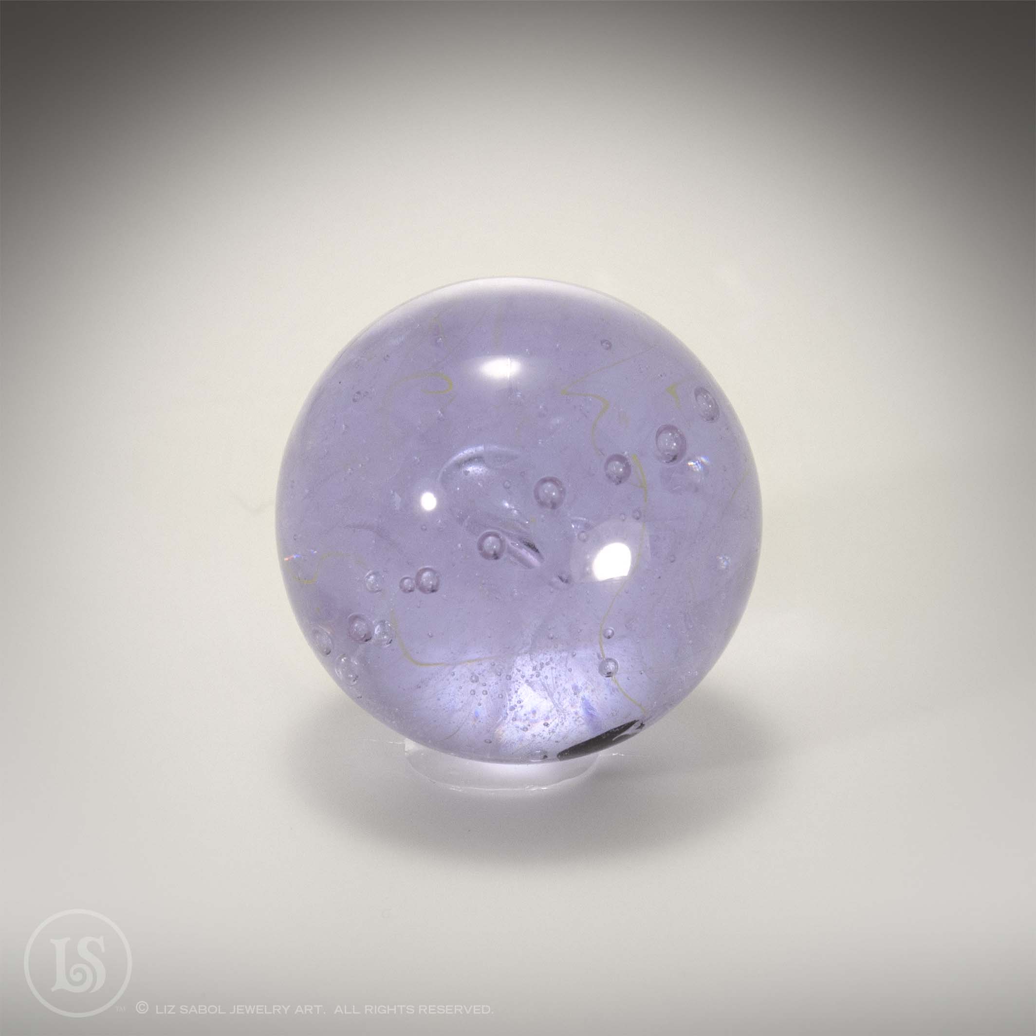 Purple or Pink Marbles, Glass