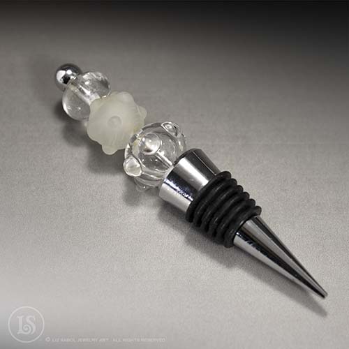 Crystal Wine Stopper, Glass