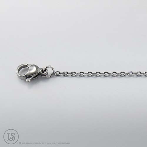 1.5mm Flat Cable Chain, Stainless Steel